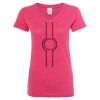 Women’s Glitter V-Neck T-Shirt Thumbnail