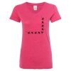 Women’s Glitter V-Neck T-Shirt Thumbnail