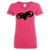 Women’s Glitter V-Neck T-Shirt Thumbnail
