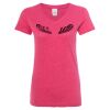 Women’s Glitter V-Neck T-Shirt Thumbnail