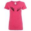 Women’s Glitter V-Neck T-Shirt Thumbnail