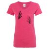 Women’s Glitter V-Neck T-Shirt Thumbnail