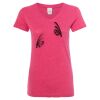 Women’s Glitter V-Neck T-Shirt Thumbnail