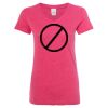 Women’s Glitter V-Neck T-Shirt Thumbnail