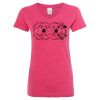 Women’s Glitter V-Neck T-Shirt Thumbnail
