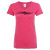 Women’s Glitter V-Neck T-Shirt Thumbnail