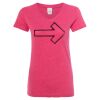 Women’s Glitter V-Neck T-Shirt Thumbnail