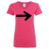 Women’s Glitter V-Neck T-Shirt Thumbnail