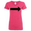 Women’s Glitter V-Neck T-Shirt Thumbnail