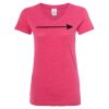 Women’s Glitter V-Neck T-Shirt Thumbnail