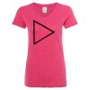 Women’s Glitter V-Neck T-Shirt Thumbnail