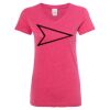 Women’s Glitter V-Neck T-Shirt Thumbnail