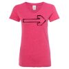 Women’s Glitter V-Neck T-Shirt Thumbnail