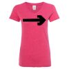 Women’s Glitter V-Neck T-Shirt Thumbnail