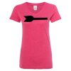 Women’s Glitter V-Neck T-Shirt Thumbnail