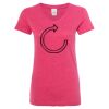 Women’s Glitter V-Neck T-Shirt Thumbnail