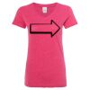 Women’s Glitter V-Neck T-Shirt Thumbnail