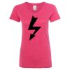 Women’s Glitter V-Neck T-Shirt Thumbnail