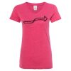 Women’s Glitter V-Neck T-Shirt Thumbnail