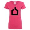 Women’s Glitter V-Neck T-Shirt Thumbnail