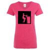 Women’s Glitter V-Neck T-Shirt Thumbnail