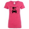 Women’s Glitter V-Neck T-Shirt Thumbnail