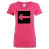 Women’s Glitter V-Neck T-Shirt Thumbnail