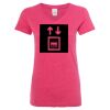 Women’s Glitter V-Neck T-Shirt Thumbnail