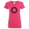 Women’s Glitter V-Neck T-Shirt Thumbnail