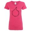 Women’s Glitter V-Neck T-Shirt Thumbnail