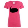 Women’s Glitter V-Neck T-Shirt Thumbnail