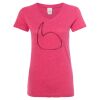 Women’s Glitter V-Neck T-Shirt Thumbnail
