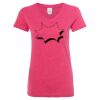 Women’s Glitter V-Neck T-Shirt Thumbnail