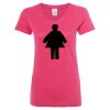 Women’s Glitter V-Neck T-Shirt Thumbnail