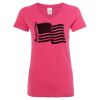 Women’s Glitter V-Neck T-Shirt Thumbnail