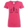 Women’s Glitter V-Neck T-Shirt Thumbnail