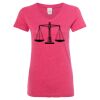 Women’s Glitter V-Neck T-Shirt Thumbnail