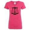 Women’s Glitter V-Neck T-Shirt Thumbnail