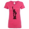 Women’s Glitter V-Neck T-Shirt Thumbnail