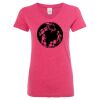 Women’s Glitter V-Neck T-Shirt Thumbnail