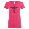 Women’s Glitter V-Neck T-Shirt Thumbnail