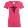 Women’s Glitter V-Neck T-Shirt Thumbnail