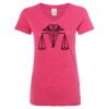 Women’s Glitter V-Neck T-Shirt Thumbnail