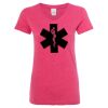 Women’s Glitter V-Neck T-Shirt Thumbnail