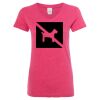 Women’s Glitter V-Neck T-Shirt Thumbnail
