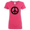 Women’s Glitter V-Neck T-Shirt Thumbnail