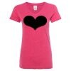 Women’s Glitter V-Neck T-Shirt Thumbnail