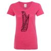 Women’s Glitter V-Neck T-Shirt Thumbnail