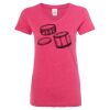 Women’s Glitter V-Neck T-Shirt Thumbnail