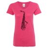Women’s Glitter V-Neck T-Shirt Thumbnail